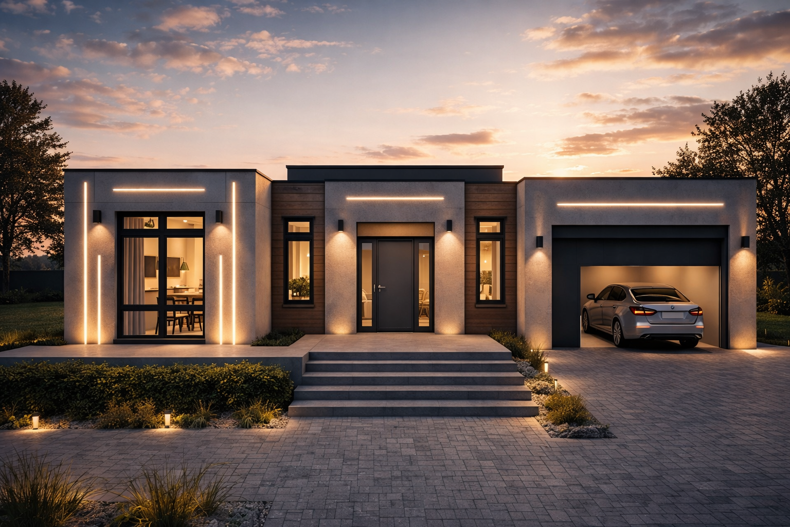 Современный капитальный модульный дом